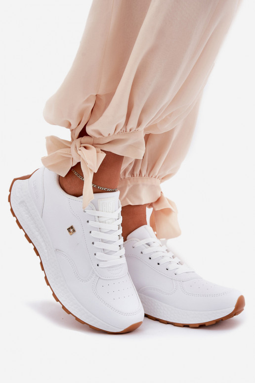  baskets Féminin Big Star RR274629 HI-POLY SYSTEM couleur blanche