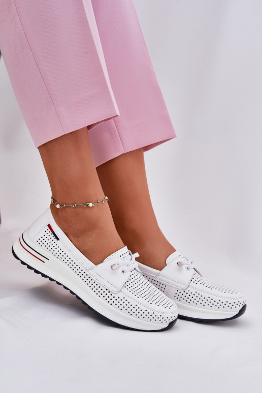 Chaussures à plateforme blanches pour femmes Violeth