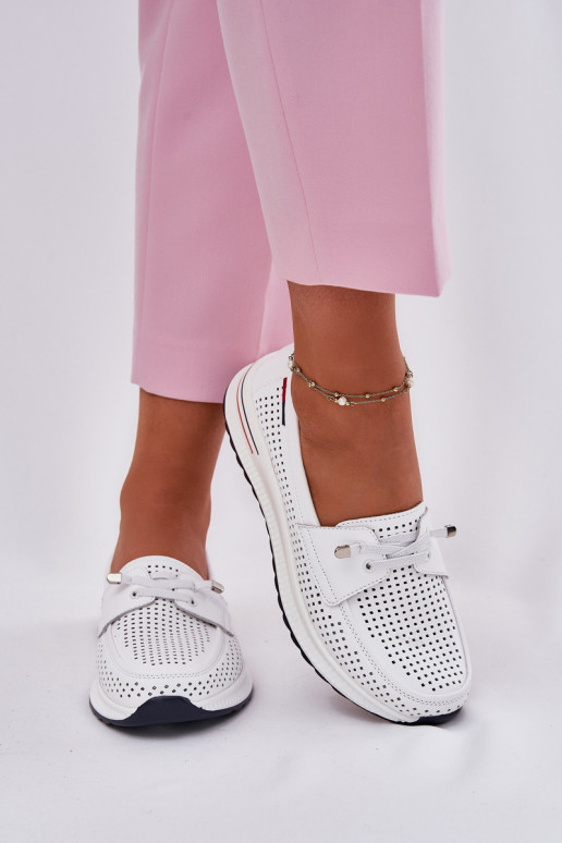 Chaussures à plateforme blanches pour femmes Violeth