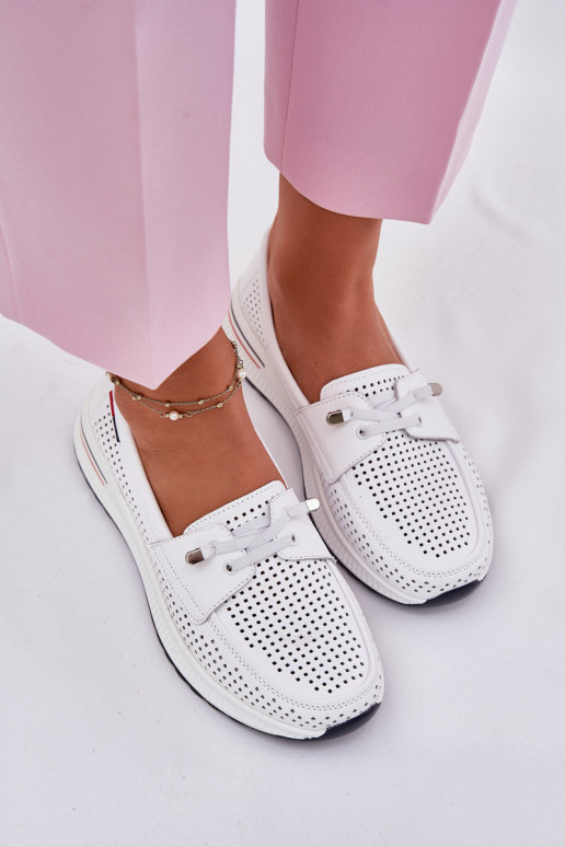 Chaussures à plateforme blanches pour femmes Violeth