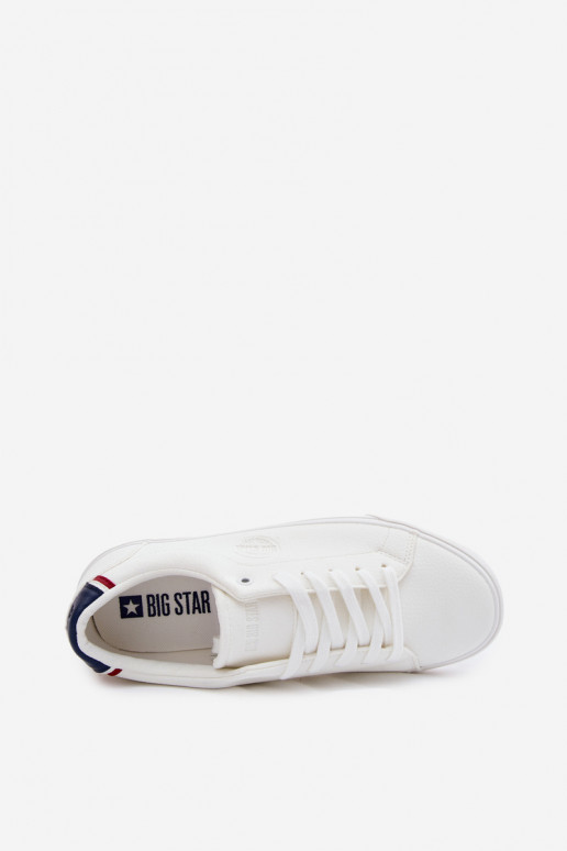 Chaussures modèle baskets baskets pour hommes Big Star TT174083 couleur blanche