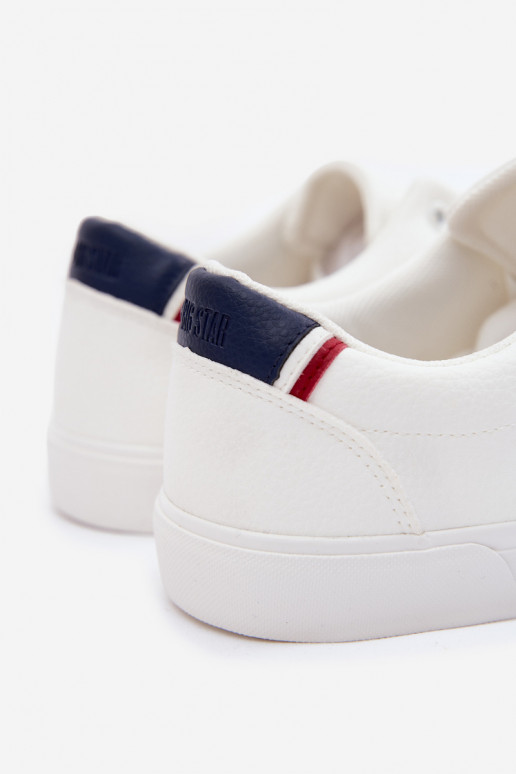 Chaussures modèle baskets baskets pour hommes Big Star TT174083 couleur blanche