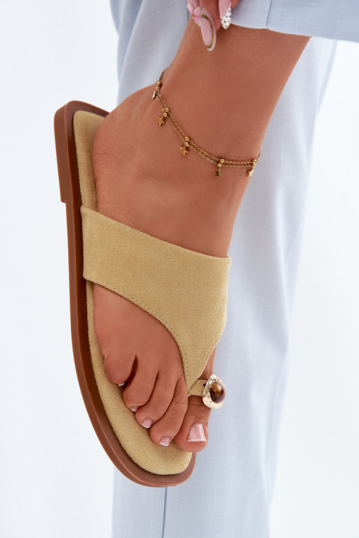 isocèle Chaussons Chaussons Féminin Avec des décorations Detalem couleur jaune Fedira