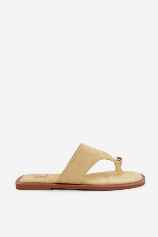 isocèle Chaussons Chaussons Féminin Avec des décorations Detalem couleur jaune Fedira