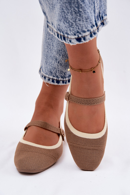 isocèle Ballerinesgrillego Il fauttérielu marron Zelisa