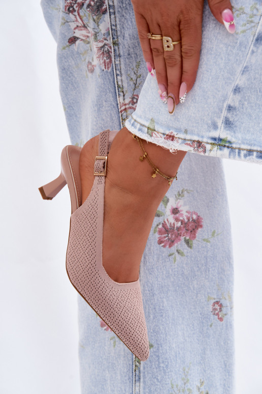  Sandales à talons hauts couleur rose Delessa