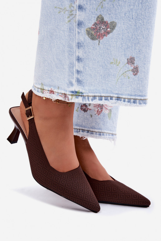  Sandales à talons hauts CzekoladoÀe Delessa