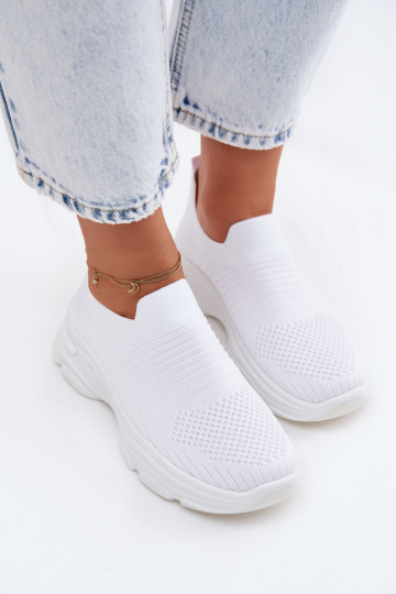  Un modèle convaincant baskets Féminin couleur blanche Floraine