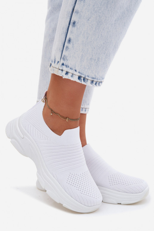  Un modèle convaincant baskets Féminin couleur blanche Floraine