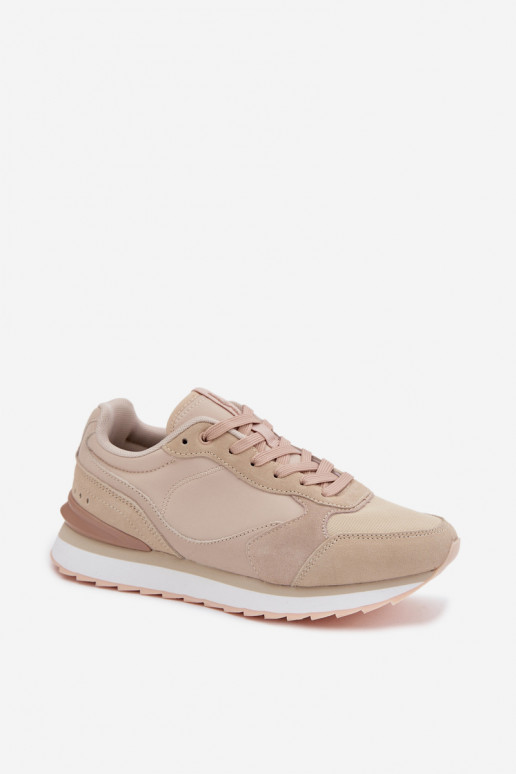 en daim Chaussures modèle baskets Féminin McArthur MA2512DANS beige