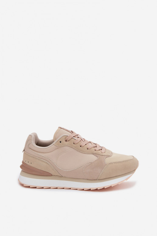 Baskets beiges pour femmes en daim McArthur MA2512IN