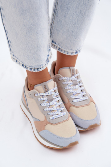 en daim Chaussures modèle baskets Féminin McArthur MA2512DANS couleur bleue