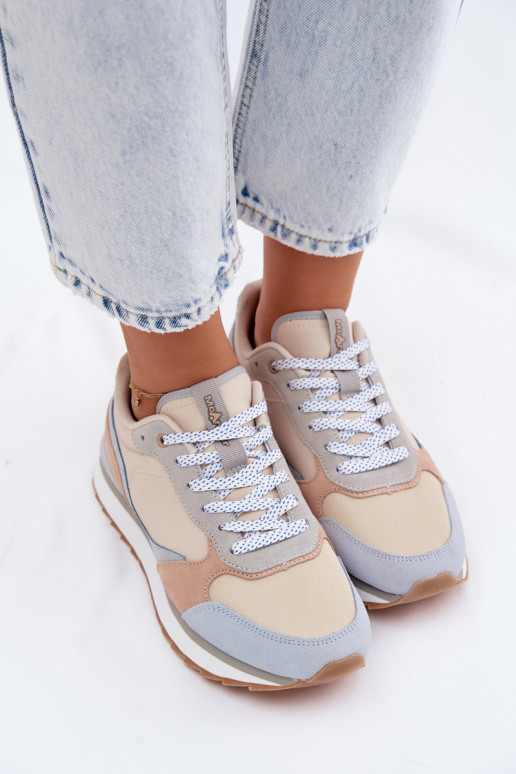 Baskets bleues pour femmes en daim McArthur MA2512IN