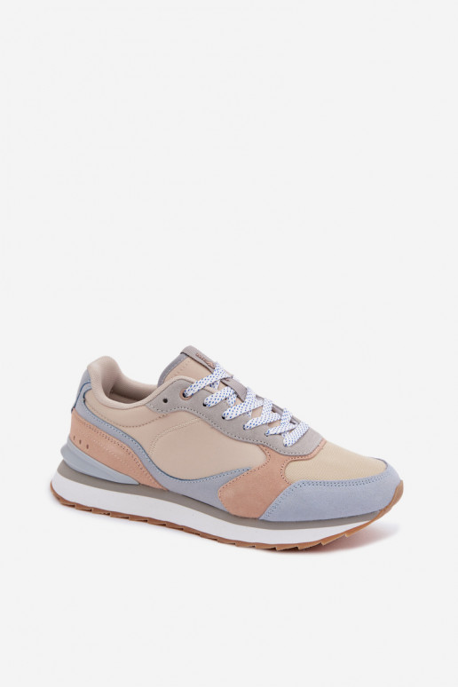 Baskets bleues pour femmes en daim McArthur MA2512IN