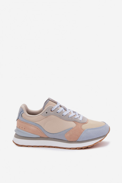 en daim Chaussures modèle baskets Féminin McArthur MA2512DANS couleur bleue
