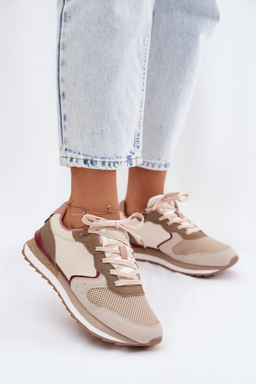 Chaussures de sport beiges pour femmes McArthur MA257IN 2