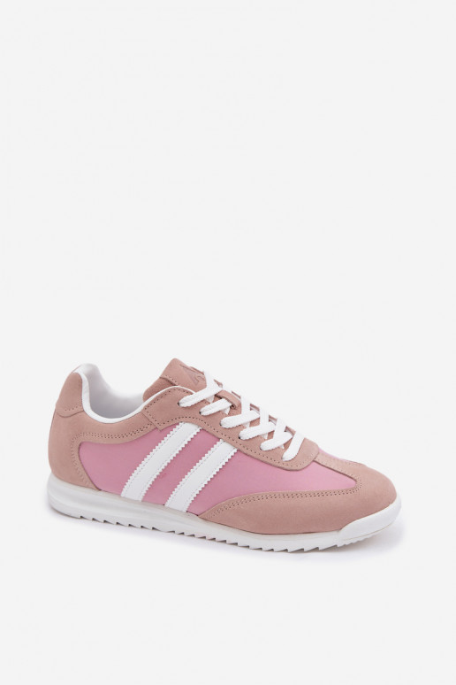 Chaussures de sport roses pour femmes en daim McArthur MA258IN
