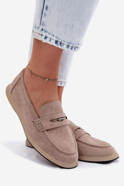 mocassins pour femmesImitacji en daimu Vinceza 62273 beige