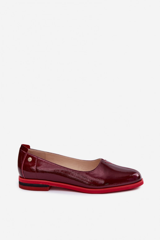 Ballerines vernies Tai turiciejka K7463-23 bordeaux