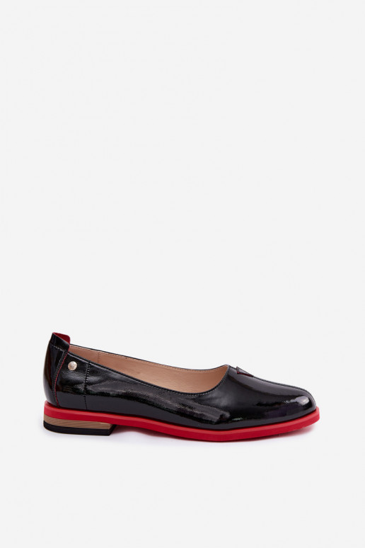 Ballerines vernies Tai turiciejka K7463-01 noires
