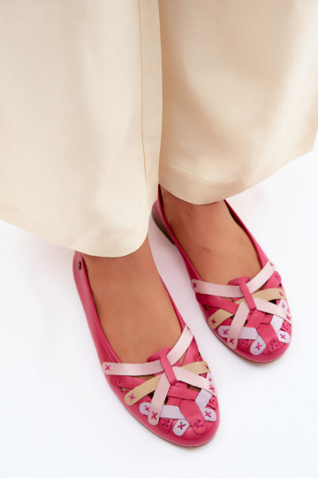 Ballerines Il fautciejka P7542-15 couleur rose