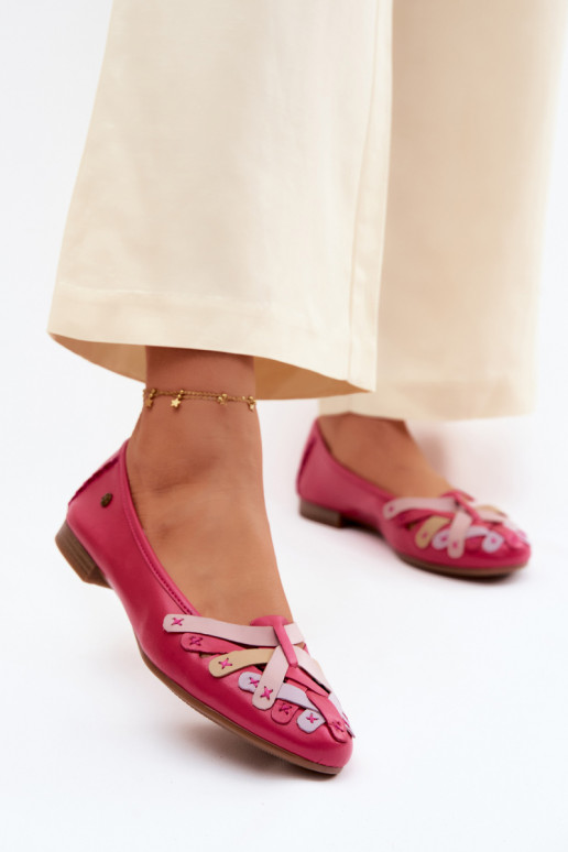 Ballerines Il fautciejka P7542-15 couleur rose