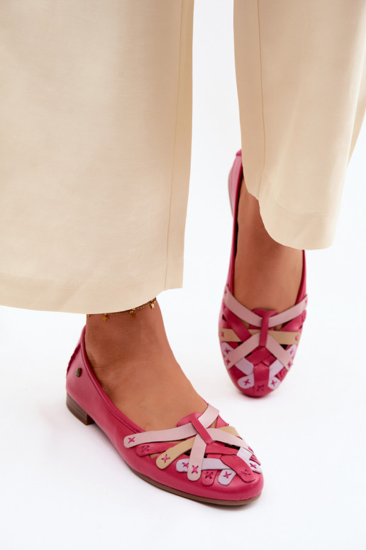 Ballerines Il fautciejka P7542-15 couleur rose