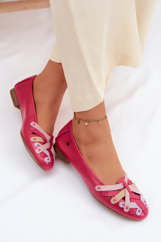 Ballerines Il fautciejka P7542-15 couleur rose