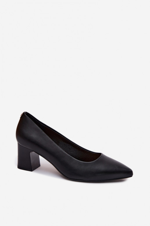 Chaussures à talons Sergio Leone PB413 en couleur noire