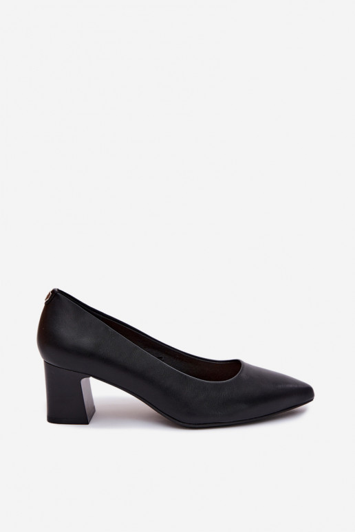 Chaussures à talons Sergio Leone PB413 en couleur noire