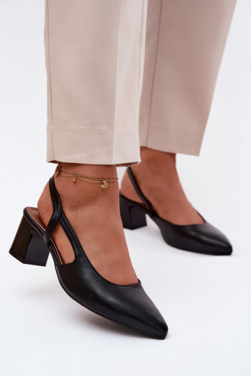 Sandales pour femmes avec des talons Sergio Leone SK472 couleur noire 2