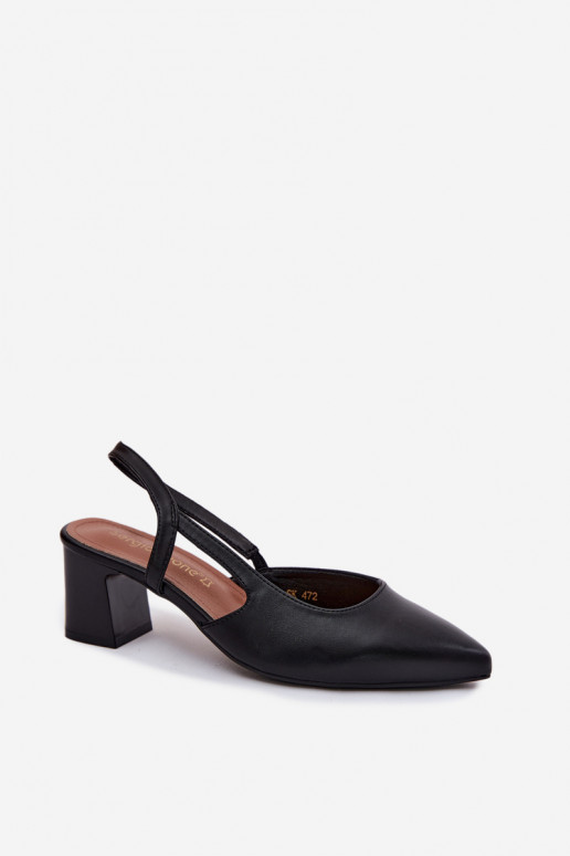 Sandales à talons pour femmes Sergio Leone SK472 en couleur noire