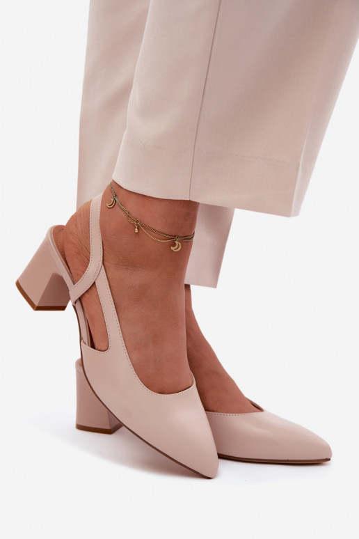 Sandales pour femmes avec des talons Sergio Leone SK472 KremoÀy couleur rose