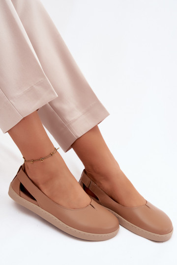 Ballerines Barefoot Zazoo 10217 couleur cappuccino