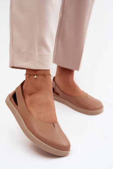 Ballerines Barefoot Zazoo 10217 couleur cappuccino 2