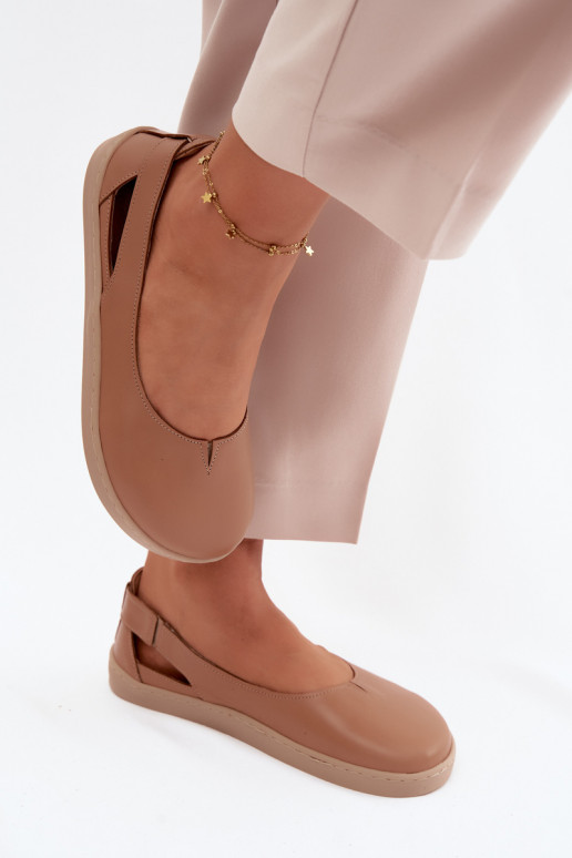 Ballerines Barefoot Zazoo 10217 couleur cappuccino