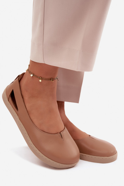 Ballerines Barefoot Zazoo 10217 couleur cappuccino