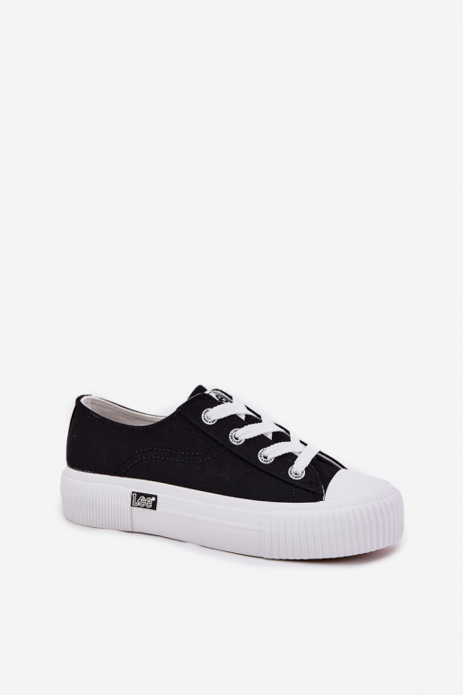 Chaussures décontractées avec plateforme en noir