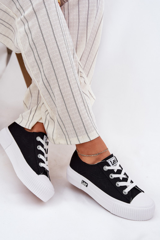 Chaussures de loisirs avec une plateforme LEE ISLA C DANSOMEN LODANS 50261002.25Y couleur noire
