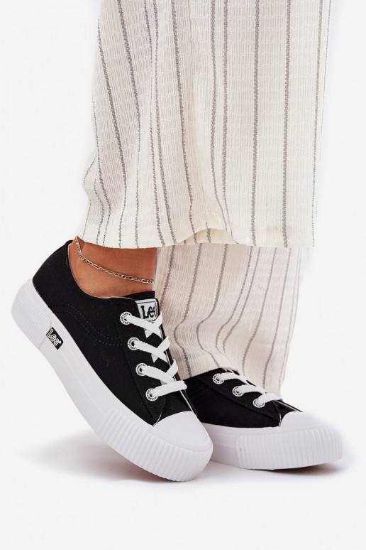 Chaussures décontractées avec plateforme en noir
