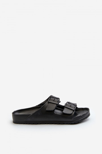 Sandales pour hommes légères avec boucles en noir Avatara 2