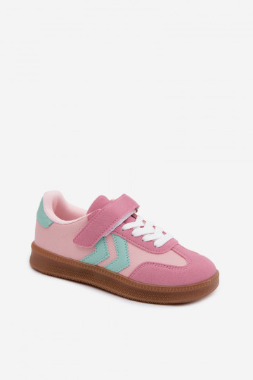 Chaussures modèle baskets Puéril couleur rose Meressa