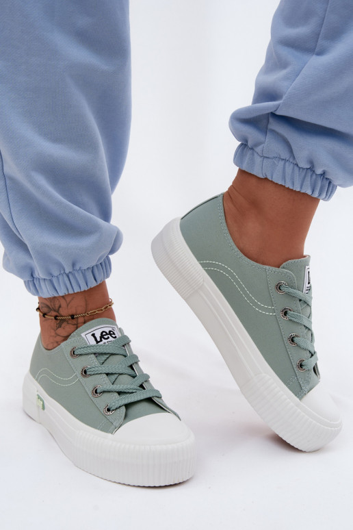 Chaussures de loisirs avec une plateforme LEE ISLA C DANSOMEN LODANS 50261002.98K couleur menthe