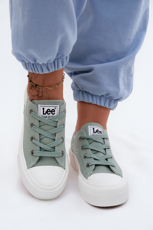 Chaussures de loisirs avec une plateforme LEE ISLA C DANSOMEN LODANS 50261002.98K couleur menthe