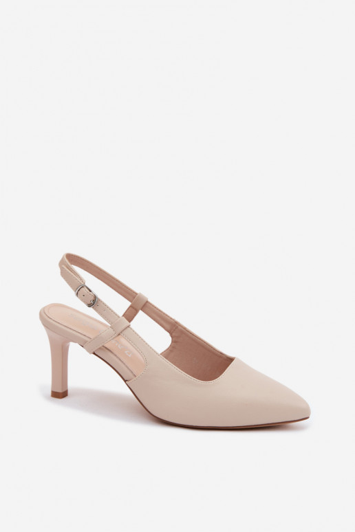 Sandales pour femmes à talons Sergio Leone SK157 couleur sable