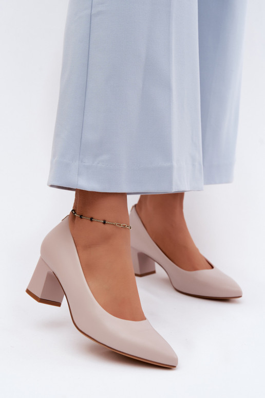 Chaussures avec des talons Sergio Leone PB413 couleur grise