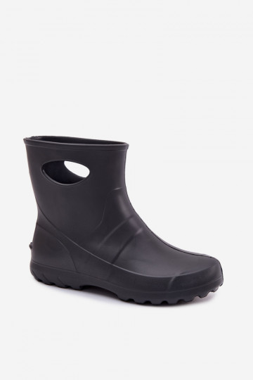 Bottes en caoutchouc imperméables pour hommes de couleur grise par LEMIGO GARDEN