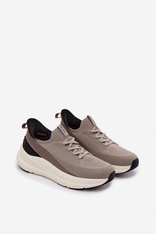 baskets pour hommes  Chaussures modèle baskets Un modèle convaincant avec une plateforme Kobbo 102421 beige