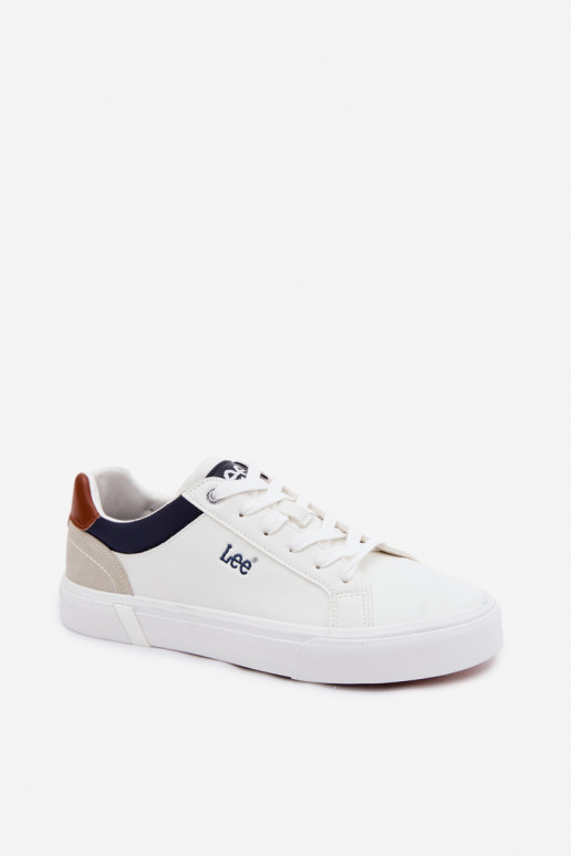 Chaussures décontractées pour hommes LEE BRIXTON MEN LOIN 50261024.1FG couleur blanche