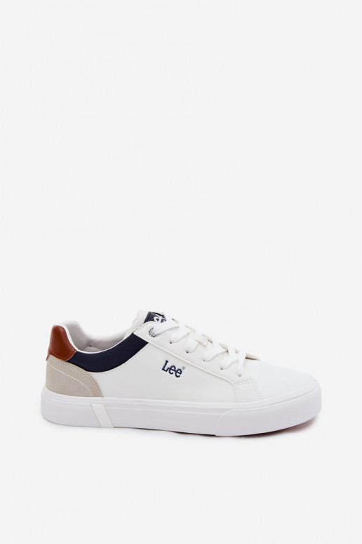 Chaussures décontractées pour hommes LEE BRIXTON MEN LODANS 50261024.1FG couleur blanche